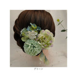 髪飾り 花 通販 花飾り ヘアアクセサリー 3点セット セット 垂れ パール ダリア 造花 髪かざり ヘアアレンジ 成人式 卒業式 袴 振袖 和装 着物 お祭り 浴衣 女の子 七五三 結婚式 スーツ