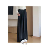 ワイドパンツ レディース 夏用 通販 ワイド パンツ ズボン 長ズボン ロングパンツ ボトムス ウエストゴム ロング丈 ロング おしゃれ 大人 女子 女性 ゆったり 通勤 オフィス きれいめ