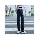 デニムパンツ ジーンズ レディース 通販 デニムストレートパンツ ストレートパンツ パンツ デニム 長ズボン ズボン ロングパンツ きれいめ カジュアル ポケット シンプル 無地 大人っぽい