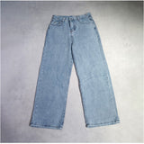 デニムパンツ レディース ワイドパンツ 通販 ジーンズ ワイドデニムパンツ ワイドジーンズ ハイウエスト ワイドデニム Gパン レディースパンツ レディースファッション 無地 ゆったり