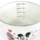 ホーロー 計量カップ 通販 日本製 豊琺瑯 YUTAKA MMJ-07 メジャーカップ 400ml 計量 カップ ほうろう 琺瑯 料理 お菓子作り おしゃれ かわいい 可愛い ミッキー＆ミニー Disney