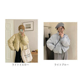 中綿ジャケット レディース 通販 ショート コート アウター ジャケット 上着 軽い 暖かい 防風 防寒 スタンドカラー シンプル 無地 通勤 通学 旅行 お出かけ カジュアル 冬 かわいい