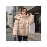 中綿ジャケット レディース 通販 ショート コート ジャケット アウター 上着 軽い 暖かい 防風 防寒 フード付き スタンドカラー シンプル 無地 通勤 通学 カジュアル 冬 かわいい