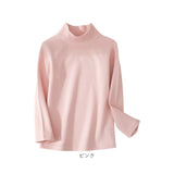女の子 トップス キッズ 通販 長袖 ハイネック キッズトップス 長袖Tシャツ カットソー こども 女子 かわいい おしゃれ シンプル 無地 インナー 通学 通園 保温 暖かい 男の子 ストレッチ