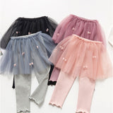 スカッツ キッズ 通販 レギンス 女の子 チュールスカート レギンスパンツ スパッツ 10分丈 かわいい レース リボン 子供服 子ども服 おしゃれ オシャレ ボトムス ロングパンツ 可愛い 秋
