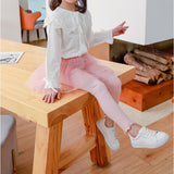 スカッツ キッズ 通販 レギンス 女の子 チュールスカート レギンスパンツ スパッツ 10分丈 かわいい レース リボン 子供服 子ども服 おしゃれ オシャレ ボトムス ロングパンツ 可愛い 秋