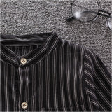 シャツ 長袖 ストライプ 通販 キッズシャツ 長袖シャツ ボタンシャツ 前開き スタンドカラー 子供服 子ども服 こども服 ストライプ柄 子供 子ども こども ボタン 男の子 女の子