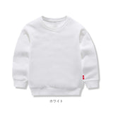 トレーナー キッズ 通販 キッズトレーナー 子供服 トップス 長袖 長袖トレーナー 男の子 女の子 コットン 綿 カジュアル シンプル 無地 子供 子ども こども ユニセックス 保育園 幼稚園