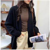 ニット カーディガン 通販 ニットカーディガン 羽織り 羽織 長袖 Vネック ミドル丈 ミドル ゆったり 体型カバー カジュアル レディース 婦人服 アウター 通勤 通学 おしゃれ 防寒対策