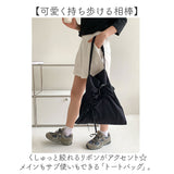 トートバッグ くしゅくしゅ リボン 通販 トート バッグ バック ショルダーバッグ 肩掛け トートバック かばん レディース a4 大容量 おしゃれ かわいい 大人 学生 通学 大きめ ショルダー