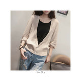 カーディガン レディース 薄手 通販 ニットカーディガン 長袖 ニット ドルマン ボリューム袖 羽織り トップス vネック リブ 無地 ゆったり 春 夏 秋 冷房対策 オフィス かわいい 可愛い