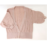 カーディガン レディース 薄手 通販 ニットカーディガン 長袖 ニット ドルマン ボリューム袖 羽織り トップス vネック リブ 無地 ゆったり 春 夏 秋 冷房対策 オフィス かわいい 可愛い