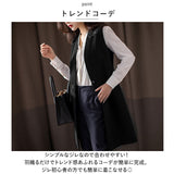 ロングベスト レディース 通販 ロングジレ ジレ ベスト トレンチベスト ジレンチ ノースリーブ アウター トップス ロング丈 通勤 通学 カジュアル ビジネス フォーマル きれいめ 前開き