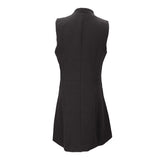 ロングベスト レディース 通販 ロングジレ ジレ ベスト トレンチベスト ジレンチ ノースリーブ アウター トップス ロング丈 通勤 通学 カジュアル ビジネス フォーマル きれいめ 前開き