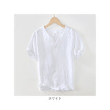 シャツ メンズ 半袖 通販 メンズシャツ Tシャツ 半袖tシャツ 半そで トップス カジュアルシャツ カジュアル おしゃれ Vネック vネック 無地tシャツ メンズtシャツ メンズファッション