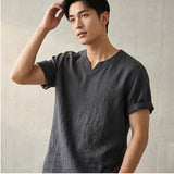 シャツ メンズ 半袖 通販 メンズシャツ Tシャツ 半袖tシャツ 半そで トップス カジュアルシャツ カジュアル おしゃれ Vネック vネック 無地tシャツ メンズtシャツ メンズファッション
