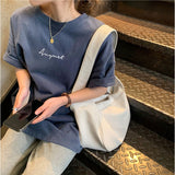 ロゴ Tシャツ レディース 通販 ロゴTシャツ ロゴtシャツ tシャツ シャツ カジュアルシャツ オーバーシャツ レディースシャツ シック ドロップショルダー ロゴデザイン 大人 シンプル