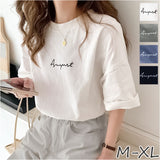 ロゴ Tシャツ レディース 通販 ロゴTシャツ ロゴtシャツ tシャツ シャツ カジュアルシャツ オーバーシャツ レディースシャツ シック ドロップショルダー ロゴデザイン 大人 シンプル