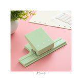 ルーズリーフ 穴あけ パンチ 通販 ルーズリーフパンチ B5 A5 A6 穴あけパンチ 穴あきパンチ 穴開けパンチ パンチャー 3穴パンチ 多穴パンチ あなあけパンチ ノート 手帳 DIY 小さめ