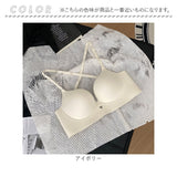 ノンワイヤー ブラ 脇高 通販 ノンワイヤーブラ ブラジャー シームレスブラ 2way ストラップレス 紐無し ノンワイヤー ワイヤレス シームレス インナー 下着 ランジェリー カップ