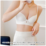 ノンワイヤー ブラ 脇高 通販 ノンワイヤーブラ ブラジャー シームレスブラ 2way ストラップレス 紐無し ノンワイヤー ワイヤレス シームレス インナー 下着 ランジェリー カップ