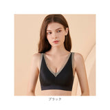 ブラジャー ナイトブラ 通販 フルカップブラジャー ブラ 単品 背中ホック Vネック レース レディースインナー 婦人下着 下着 フルカップブラ カップ付 アンダーウェア おしゃれ かわいい