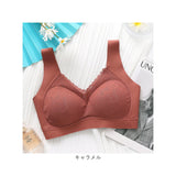 ナイトブラ 昼夜兼用 通販 ワイヤレスブラ ブラジャー ブラ ノンワイヤー 下着 肌着 インナー ランジェリー シームレス 通気性 脇高 軽い 軽量 柔らかい 跡がつきにくい カップ付き