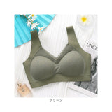 ナイトブラ 昼夜兼用 通販 ワイヤレスブラ ブラジャー ブラ ノンワイヤー 下着 肌着 インナー ランジェリー シームレス 通気性 脇高 軽い 軽量 柔らかい 跡がつきにくい カップ付き