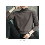 ニット セーター メンズ 通販 ニットセーター モックネック ハイネック ボトルネック タートルネック タートルネックセーター メンズセーター 無地 柔らかい ソフト 快適 ギフト 通勤