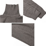 ニット セーター メンズ 通販 ニットセーター モックネック ハイネック ボトルネック タートルネック タートルネックセーター メンズセーター 無地 柔らかい ソフト 快適 ギフト 通勤