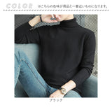 ニット セーター メンズ 通販 ニットセーター モックネック ハイネック ボトルネック タートルネック タートルネックセーター メンズセーター 無地 柔らかい ソフト 快適 ギフト 通勤