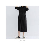 パーカーワンピース 秋冬 通販 ロングワンピース スウェットワンピース 長袖 ロング丈 Aライン ミモレ丈 フレア フーディー ドレープ ポケット付き ウエストシェイプ 伸縮 ストレッチ