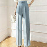 ワイドパンツ ハイウエスト レディース 通販 パンツ スラックス 長ズボン ズボン ロングパンツ カジュアルパンツ ワイド ベルト付き ポケット センタープレス カジュアル きれいめ