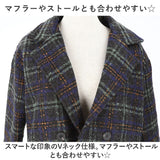ショートコート レディース 通販 ラシャコート ショートコート アウター コート ジャケット 上着 ダブル チェック 冬 暖かい きれいめ おしゃれ 羽織 長袖 スーツオーバー