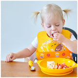 marcus&marcus パームグラスプ スプーン&フォーク 通販 スプーン フォーク セット グリップ 持ち手 短い 子供用 こども 子ども 子供 女の子 男の子 MARCUS&MARCUS マーカス＆マーカス