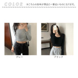 Tシャツ 長袖 レディース ショート丈 通販 長袖Tシャツ 長袖tシャツ tシャツ シャツ Uネック カットソー レディースカットソー レディースTシャツ 長袖カットソー ショート ミニ丈