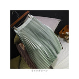 プリーツスカート ロング 通販 ロングスカート スカート ボトムス レディース 膝下丈 ミモレ丈 シンプル 無地 ウエストゴム サテン Aライン 秋 冬 通勤 通学 きれいめ カジュアル 大人