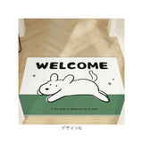 マット 玄関 ウエルカムマット アニマル柄 通販 玄関マット 敷物 敷き物 WELCOMEマット ドアマット 泥落としマット かわいい 可愛い 室内 室外 屋外 屋内 エントランス 泥落とし アニマル