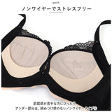ブラジャー ショーツ セット 通販 ブラ & ショーツセット ブラショーツ ノンワイヤーブラ ブラショーツセット 補正ブラ 3段ホック レース 下着 アンダーウェア インナーウェア