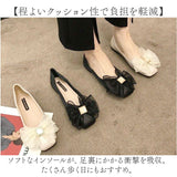 パンプス ぺたんこ かわいい 通販 フラットシューズ ぺたんこ靴 ペタンコ靴 スクエアトゥ ローヒール バレエシューズ フォーマル 結婚式 柔らかい 疲れにくい Vカット リボン お出かけ
