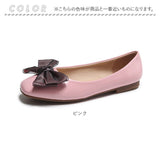 パンプス ローヒール リボン 通販 フラットシューズ きれいめ ローヒールパンプス ぺたんこパンプス レディース 靴 シューズ かわいい 歩きやすい おしゃれ 結婚式 パーティ ゴム底