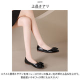パンプス ローヒール リボン 通販 フラットシューズ きれいめ ローヒールパンプス ぺたんこパンプス レディース 靴 シューズ かわいい 歩きやすい おしゃれ 結婚式 パーティ ゴム底