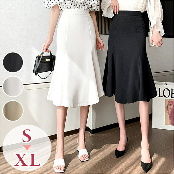 フレアスカート ミモレ丈 通販 スカート レディース ミモレ丈スカート フレア ミモレ ロング ボトムス ハイウエスト 無地 上品 春 夏 秋 春夏 秋冬 大人 通勤 オフィスカジュアル