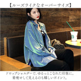 サテンブラウス 長袖 レディース 通販 レディースブラウス 長袖ブラウス ロングシャツ サテン ブラウス カーディガン チュニック シャツ 長袖シャツ 羽織 羽織り 光沢感 レトロ ロング
