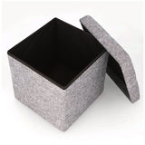 椅子 収納 通販 収納ボックス 折りたたみ 30×30×30cm 収納スツール イス いす スツール ボックス オットマン チェスト 背もたれなし おしゃれ 折りたためる 座れる シンプル かわいい