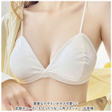 ブラジャー レディース 三角ブラ 通販 三角 ブラ ブラトップ インナー 下着 ランジェリー 軽い 軽量 無地 ナイロン 上品 エレガント おしゃれ かわいい カジュアル シンプル ギフト