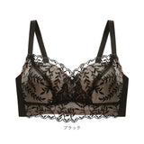 ブラジャー 着痩せ ノンワイヤー 3/4カップ 通販 ブラ ノンワイヤーブラ ワイヤレス 下着 アンダーウェア 柔らかい やわらかい リボン レース 通気性 薄い コンパクト かわいい インナー