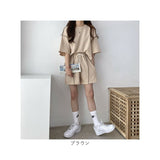 ショートパンツ Tシャツ セットアップ レディース 通販 スウェット ハーフパンツ 半ズボン ズボン シャツ ルームウェア 部屋着 普段着 伸縮性 やわらかい 柔らかい 上下セット 上下