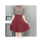 フレアスカート ひざ丈 通販 スカート 膝丈 aラインスカート 膝上 ミニ レディース おしゃれ かわいい ハイウエスト サーキュラースカート 台形 ふんわり シンプル 無地 カジュアル 通勤