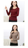 長袖 Tシャツ レディース 通販 トップス ロンT ロング インナー カットソー ティーシャツ 丸首 ラウンドネック シルク 重ね着 シンプル 無地 肌に優しい 低刺激 快適 速乾 吸水 通勤 通学
